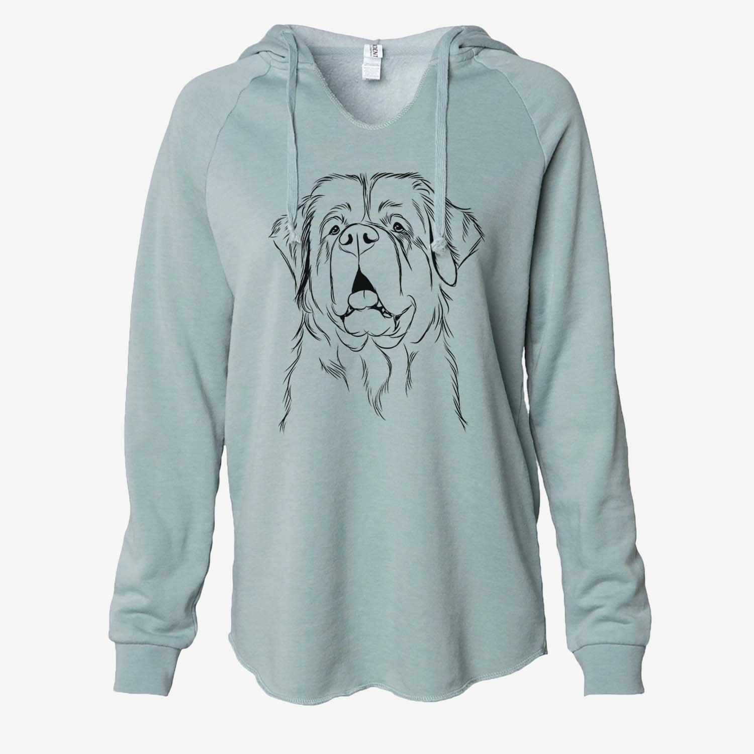 Atlas the Saint Bernard - Cali Wave Hooded Sweatshirt