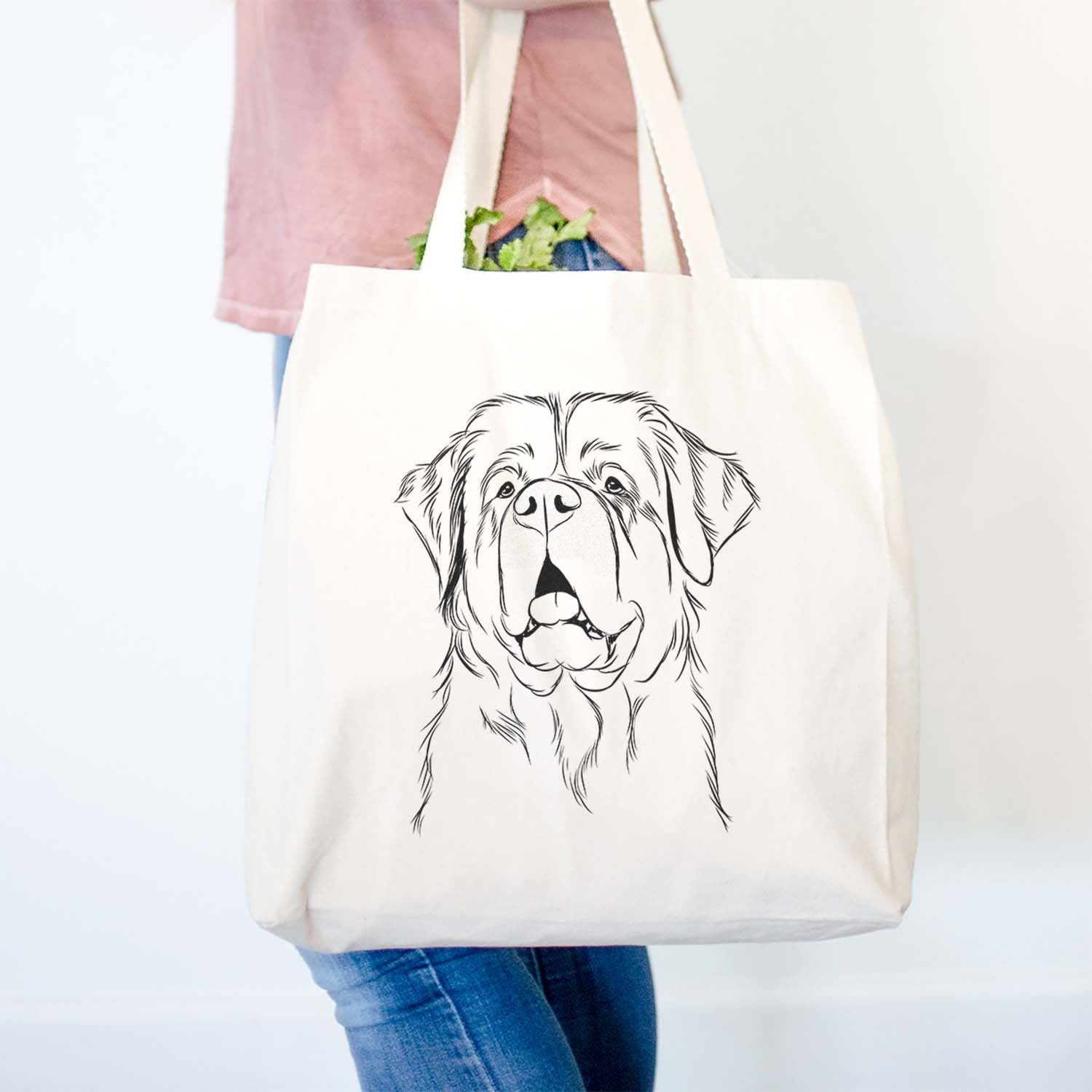 Atlas the Saint Bernard - Tote Bag