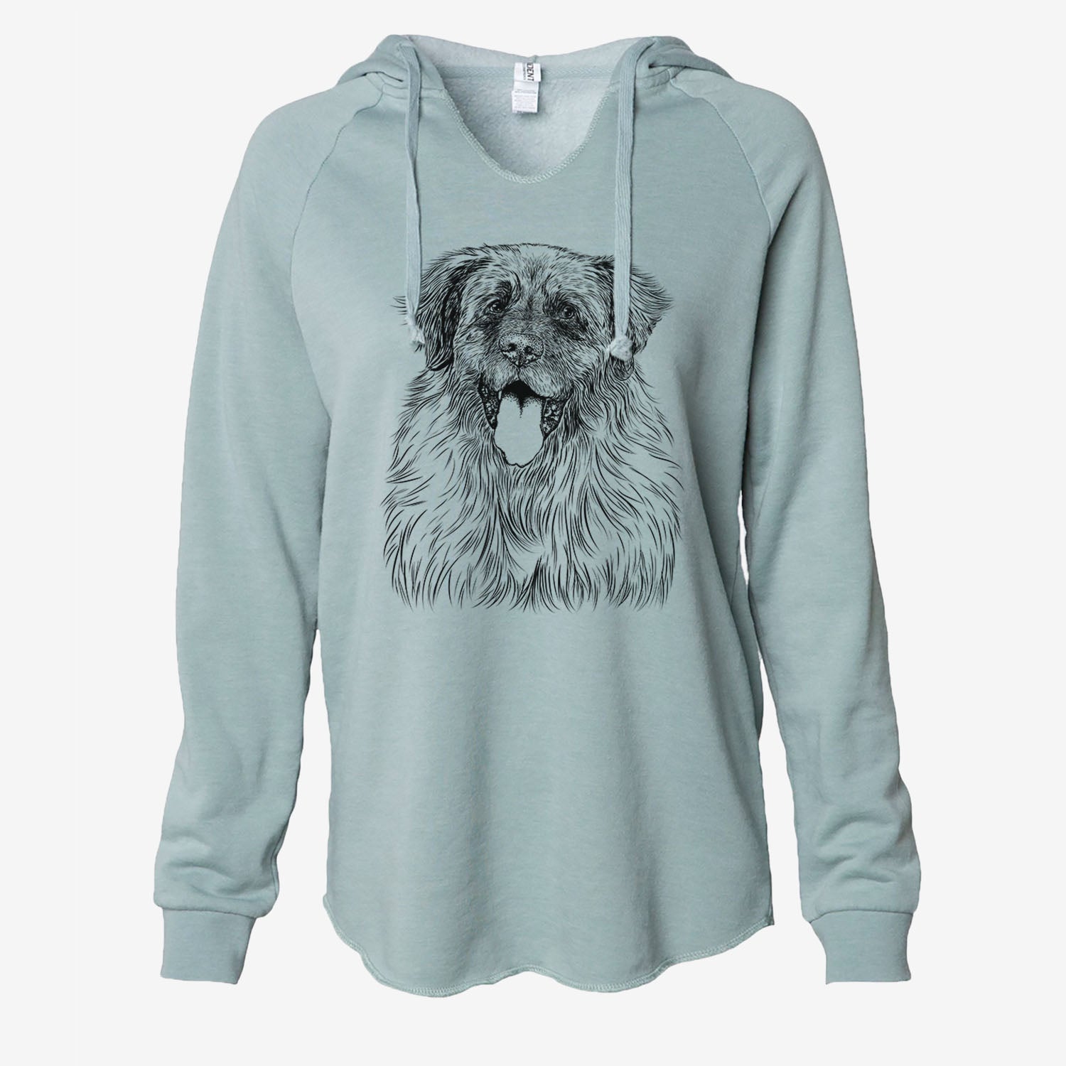 Bamboo the Leonberger - Cali Wave Hooded Sweatshirt