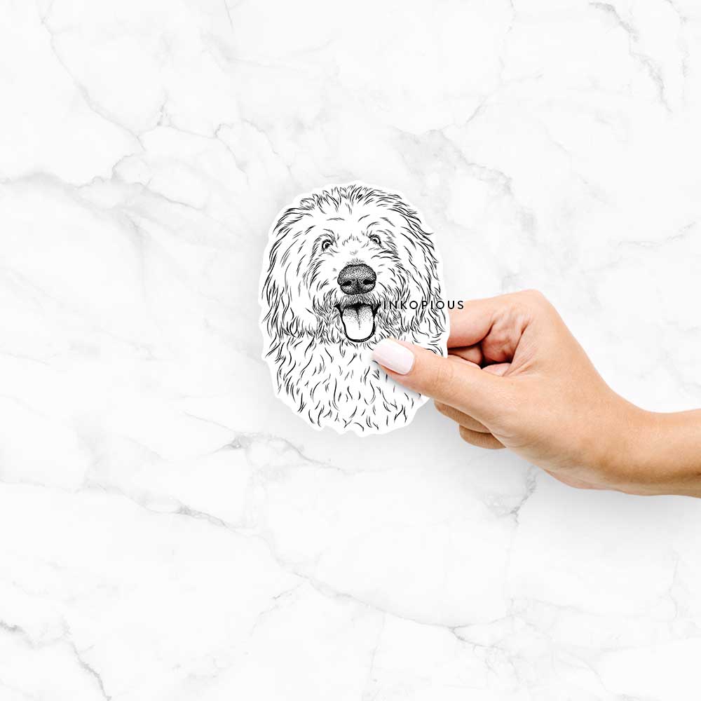 Barry the Old English Sheepdog - Decal Sticker