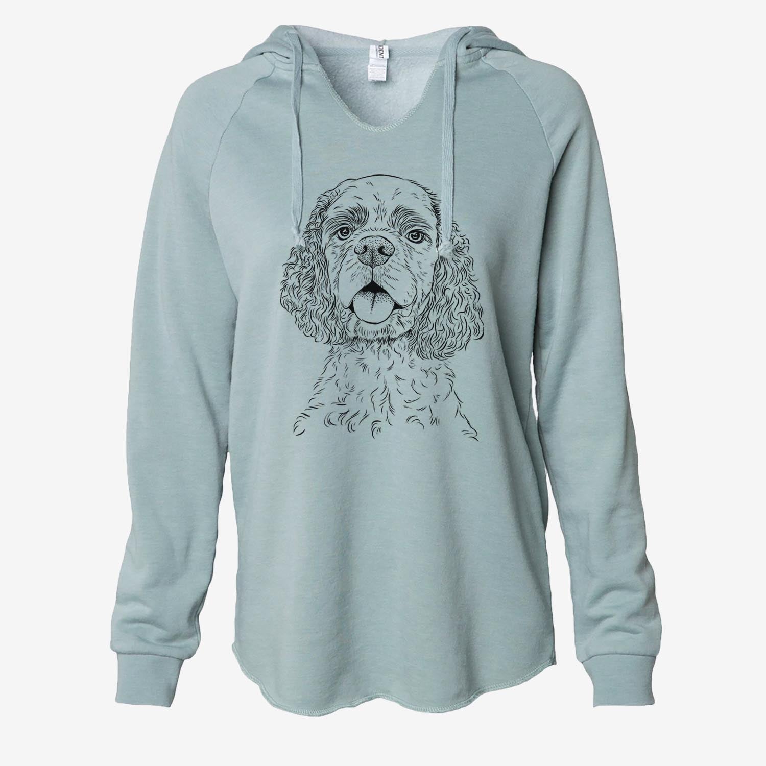 Baxter the American Cocker Spaniel - Cali Wave Hooded Sweatshirt