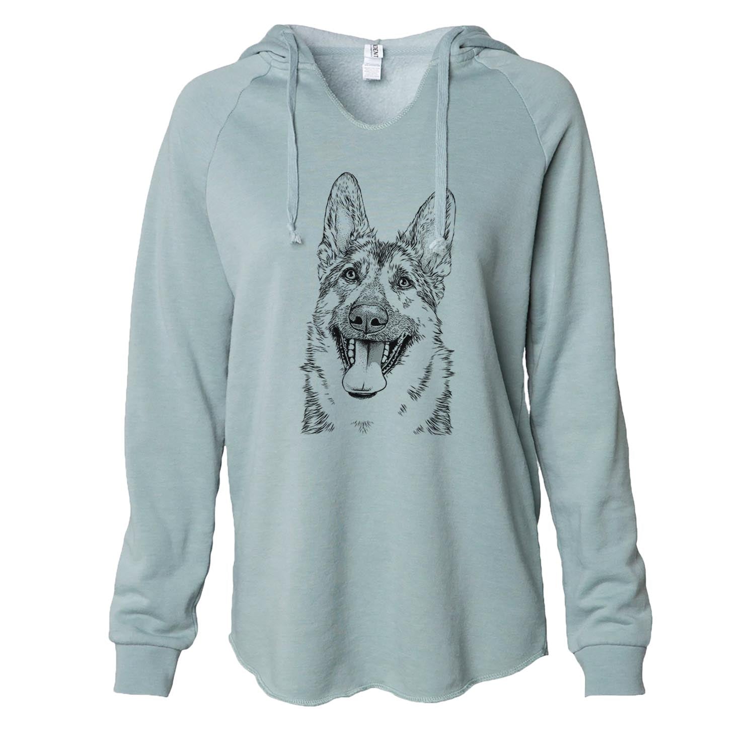 Benson the German Shepherd - Cali Wave Hooded Sweatshirt