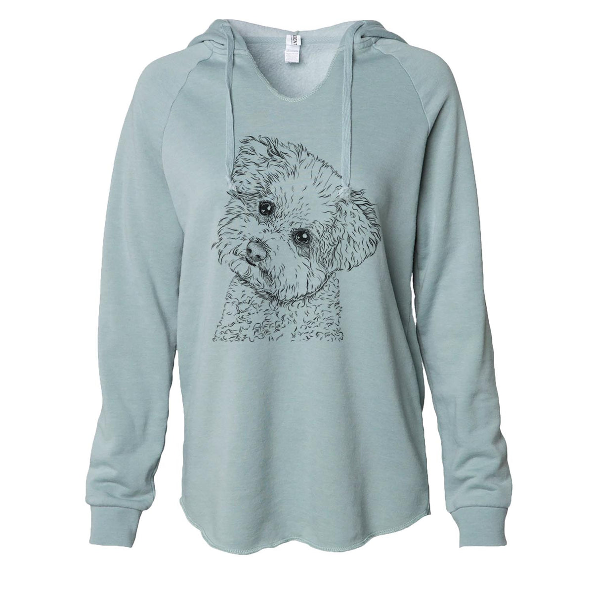 Bento the Bolognese - Cali Wave Hooded Sweatshirt