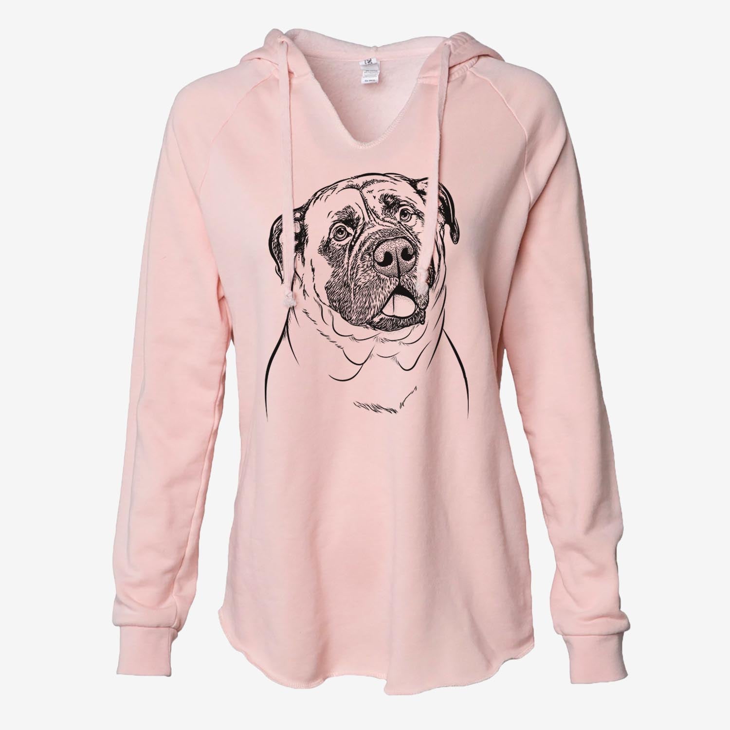 Big P the English Mastiff - Cali Wave Hooded Sweatshirt