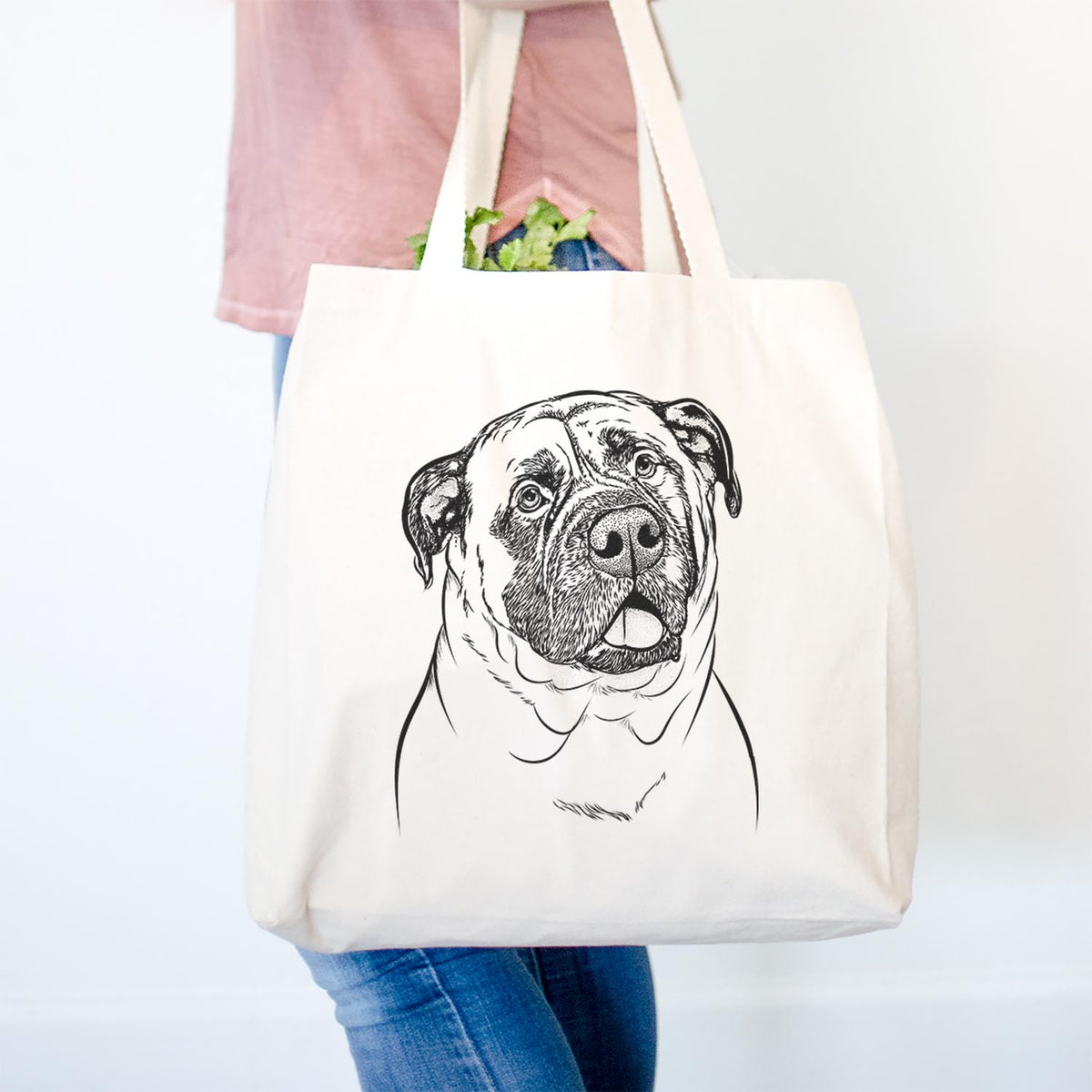 Big P the English Mastiff - Tote Bag