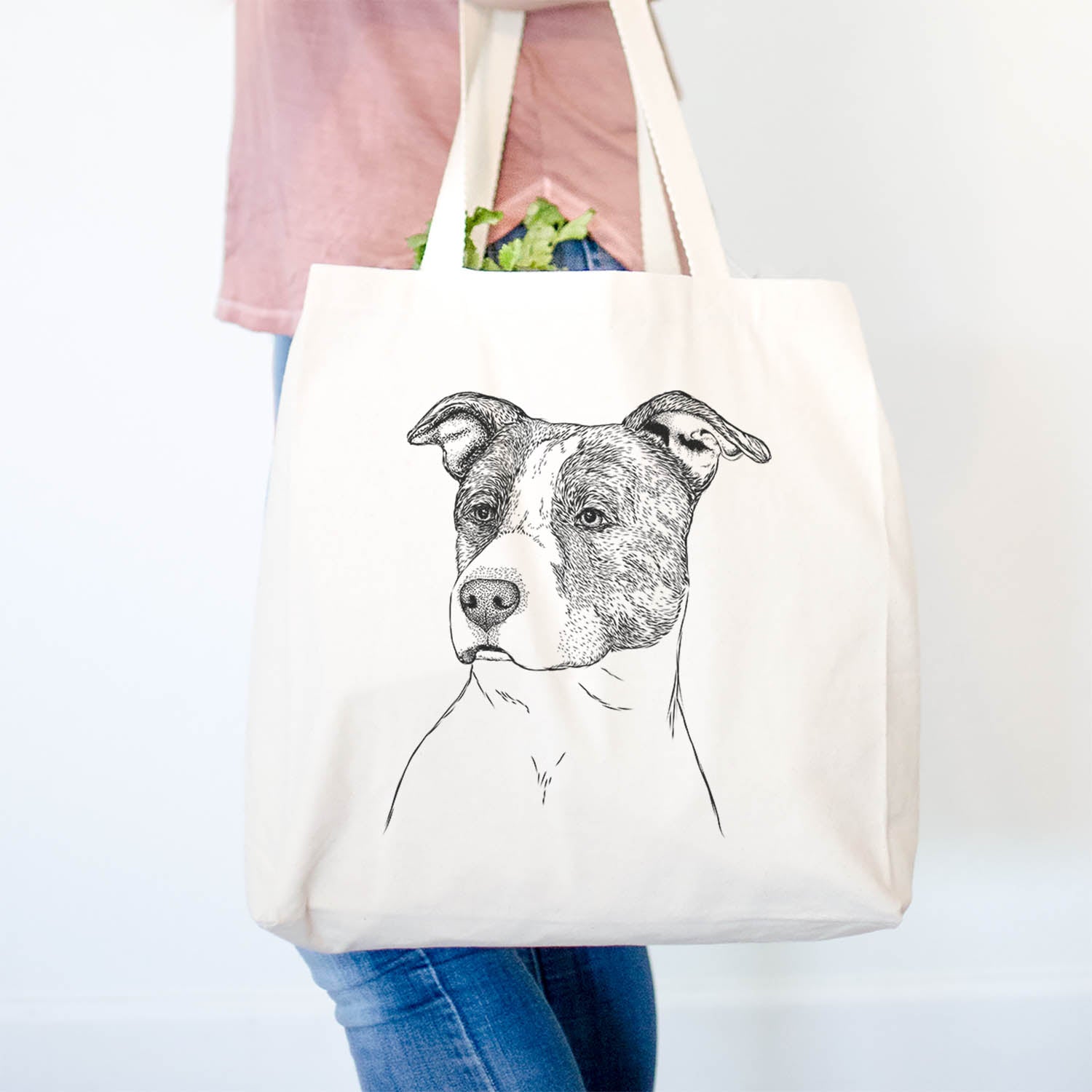 Blu the Pitbull - Tote Bag