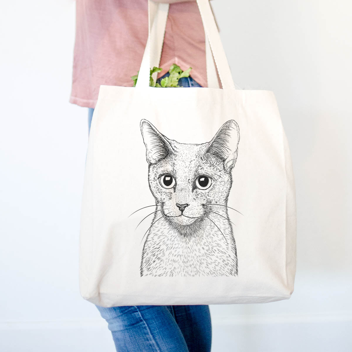 Blue the Russian Blue Cat - Tote Bag