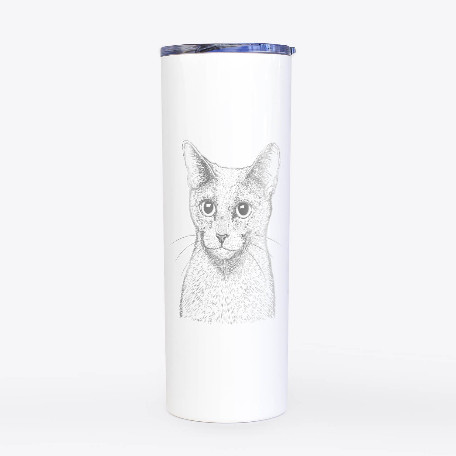 Blue the Russian Shorthair Cat - 20oz Skinny Tumbler