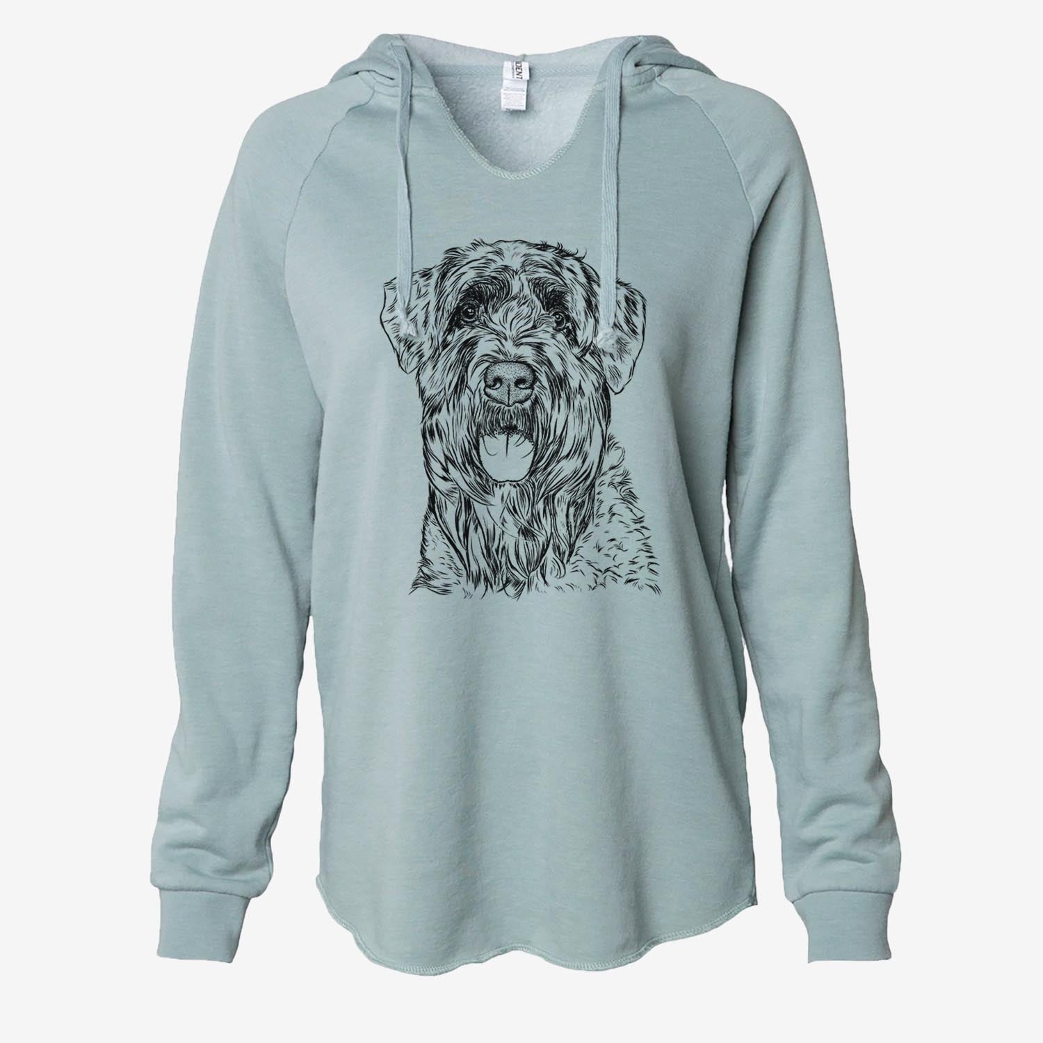 Bonnie the Bouvier des Flandres - Cali Wave Hooded Sweatshirt