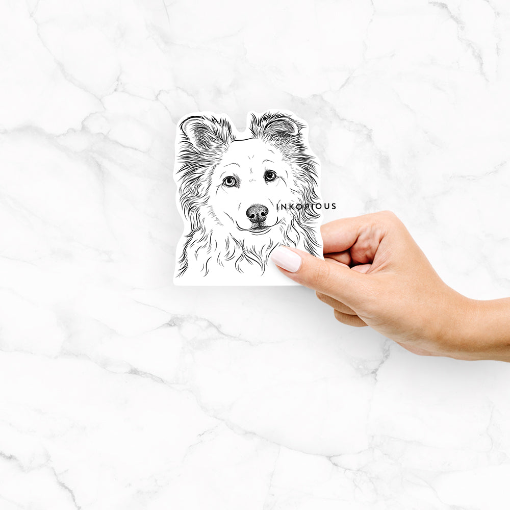 Bonsai the Mixed Breed - Decal Sticker