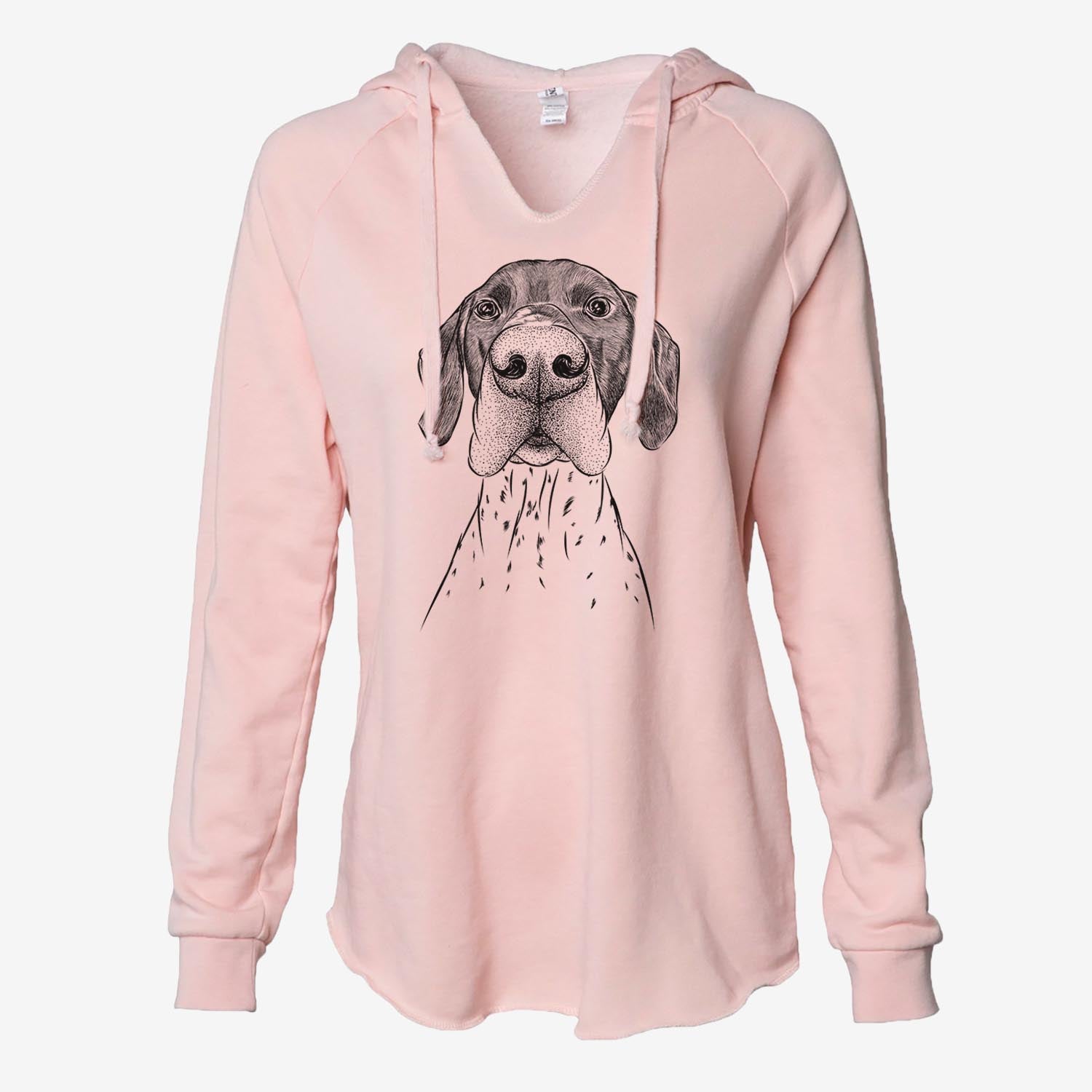 Booze the German Shorthaired Pointer - Cali Wave Hooded Sweatshirt