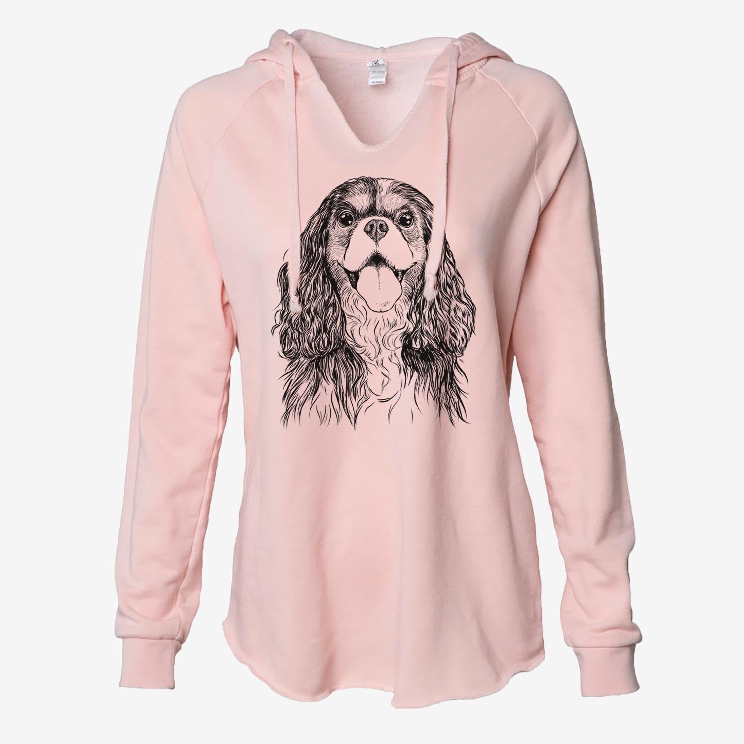 Brandy the Cavalier King Charles Spaniel - Cali Wave Hooded Sweatshirt