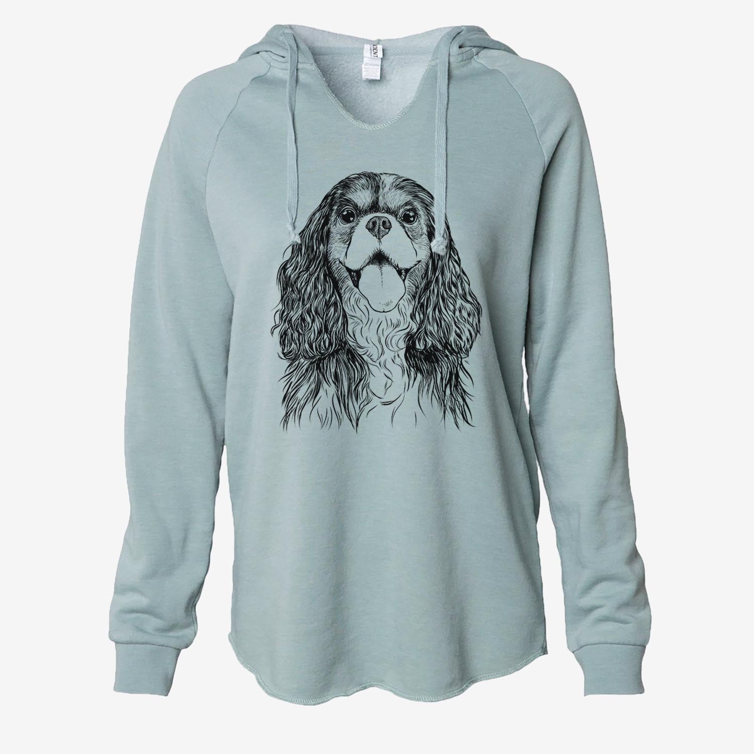 Brandy the Cavalier King Charles Spaniel - Cali Wave Hooded Sweatshirt