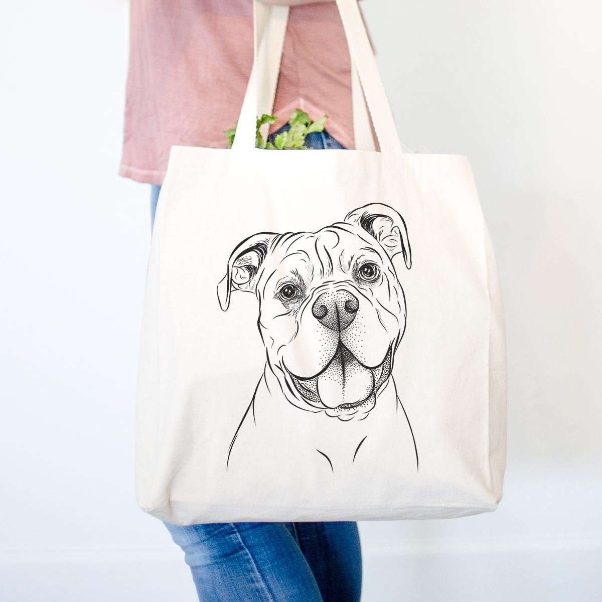 Bravo the Bulldog Mix - Tote Bag