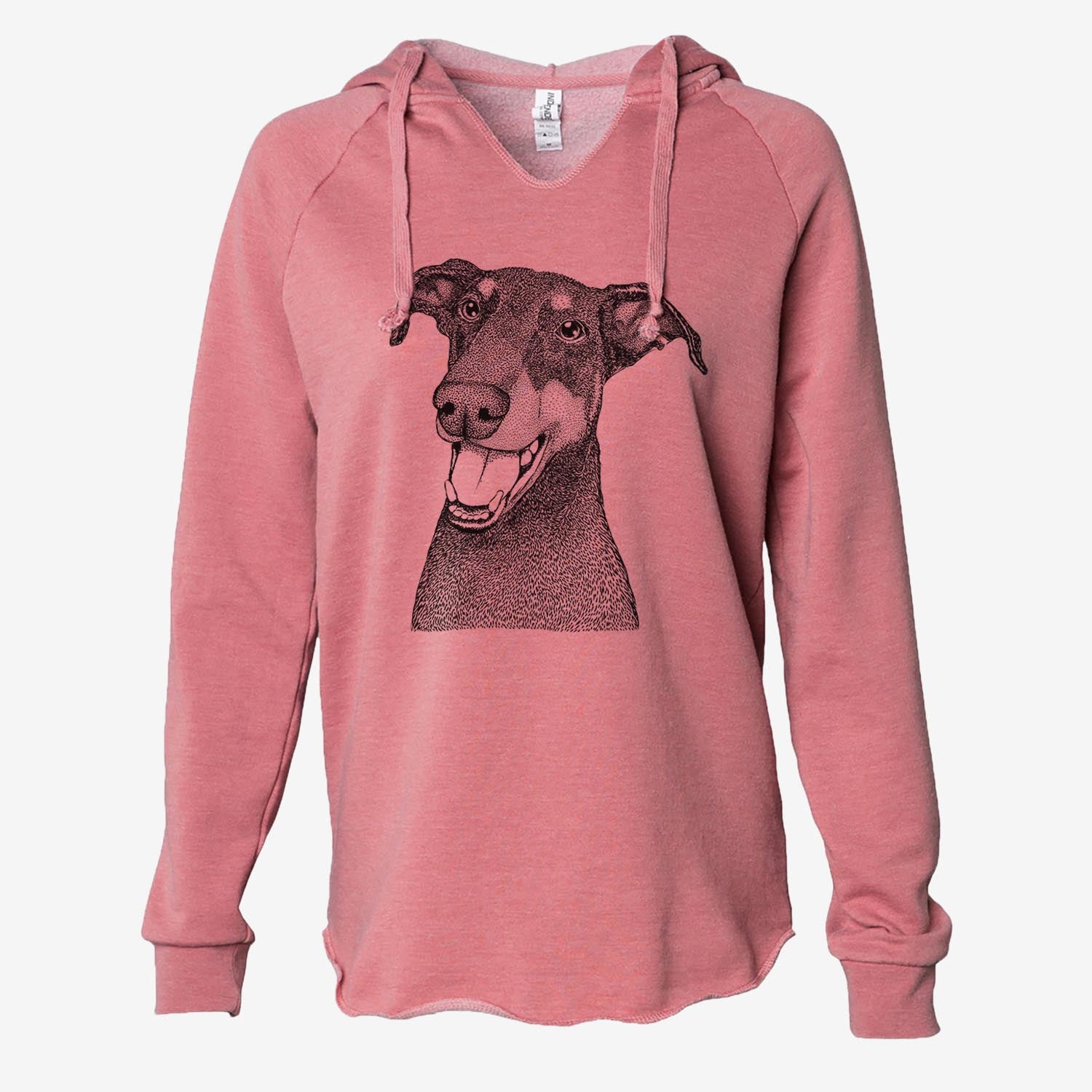 Bunnie the Doberman Pinscher - Cali Wave Hooded Sweatshirt