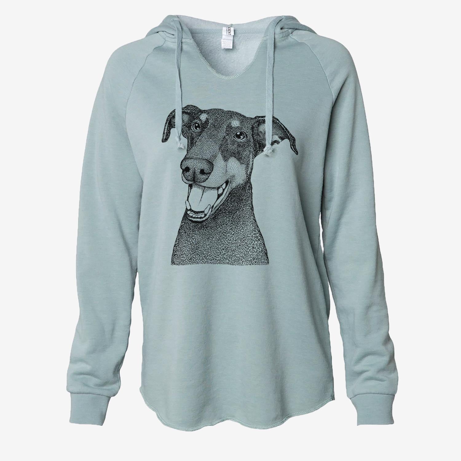 Bunnie the Doberman Pinscher - Cali Wave Hooded Sweatshirt