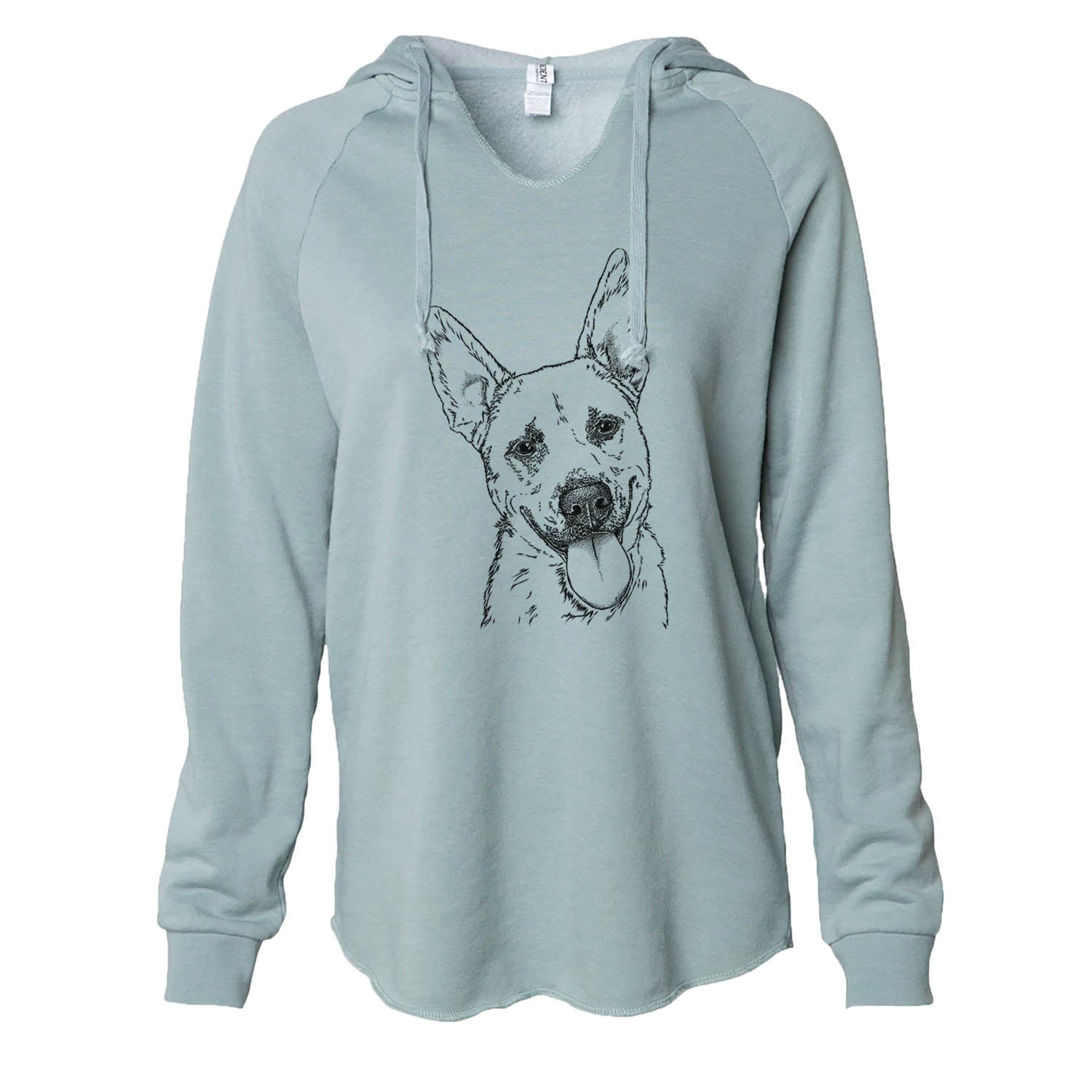 Charlie the Mixed Breed - Cali Wave Hooded Sweatshirt