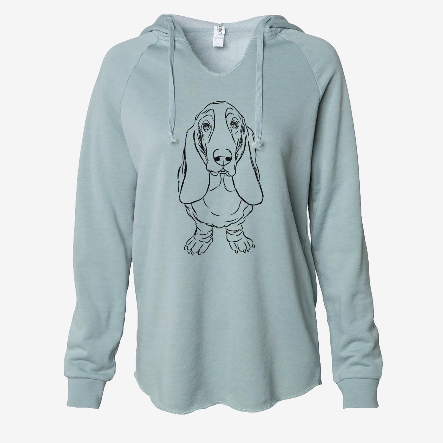 Charlie the Basset Hound - Cali Wave Hooded Sweatshirt