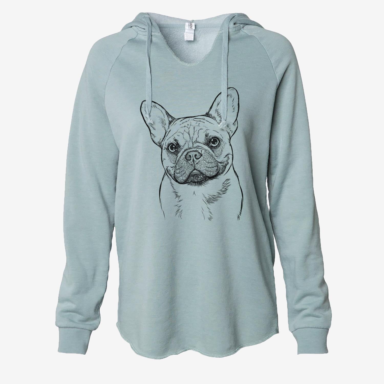 Chew Chew the French Bulldog - Cali Wave Hooded Sweatshirt