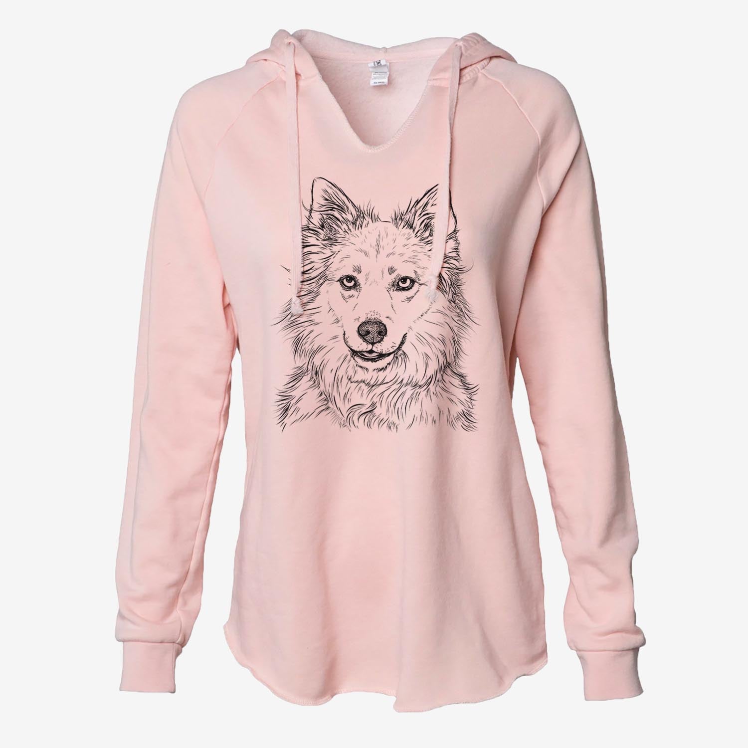 Chia the Samoyed Husky Mix - Cali Wave Hooded Sweatshirt