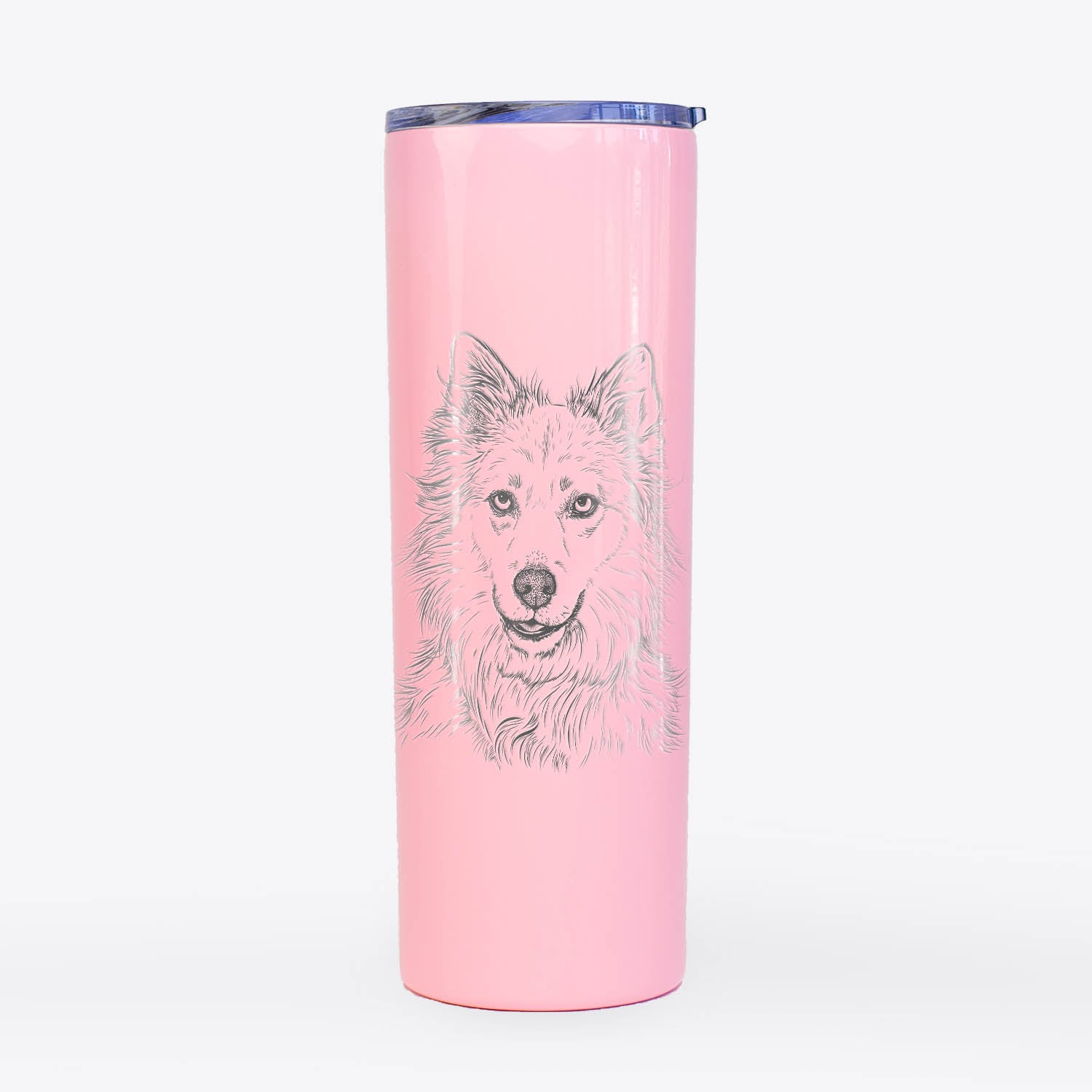 Chia the Samoyed/Husky Mix - 20oz Skinny Tumbler