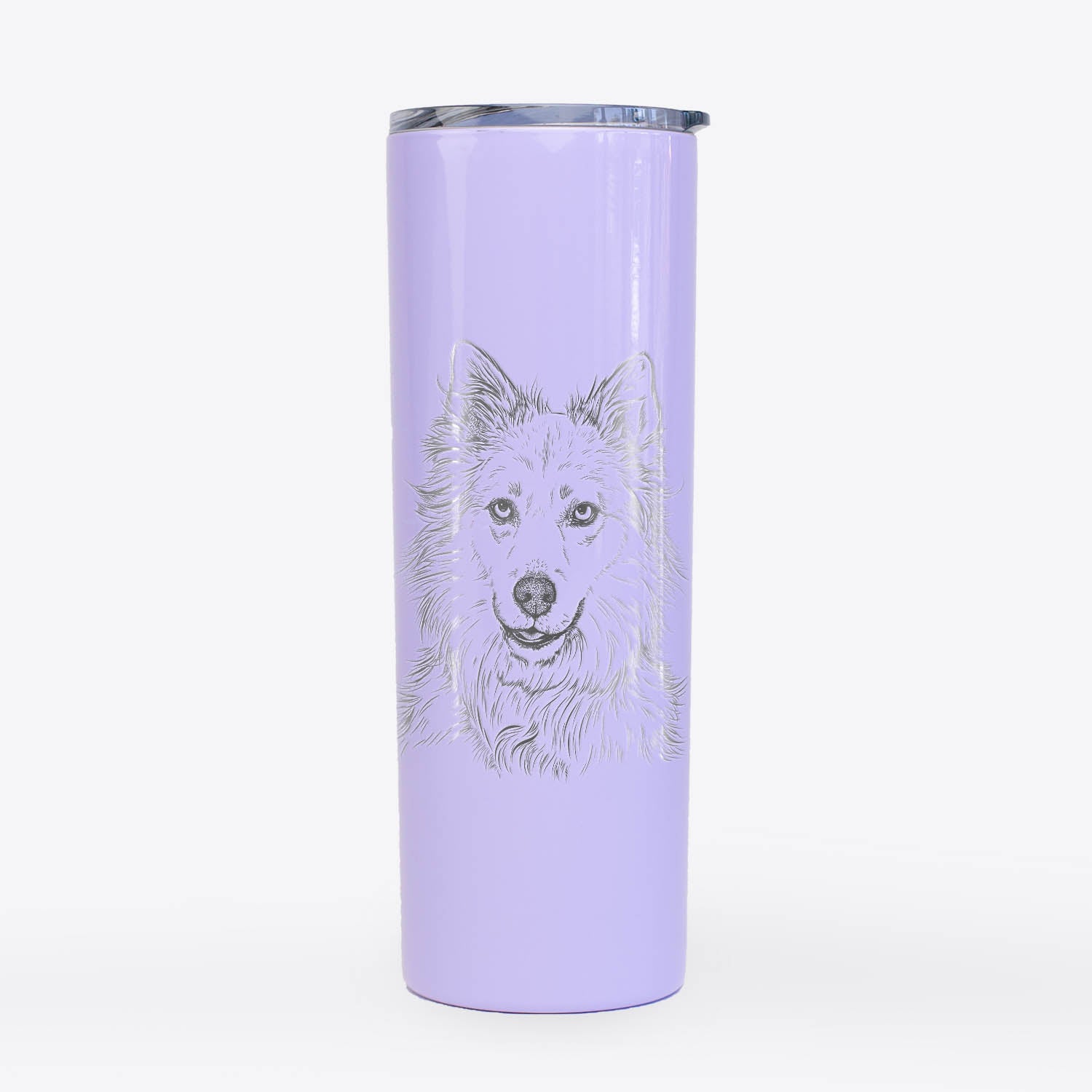 Chia the Samoyed/Husky Mix - 20oz Skinny Tumbler