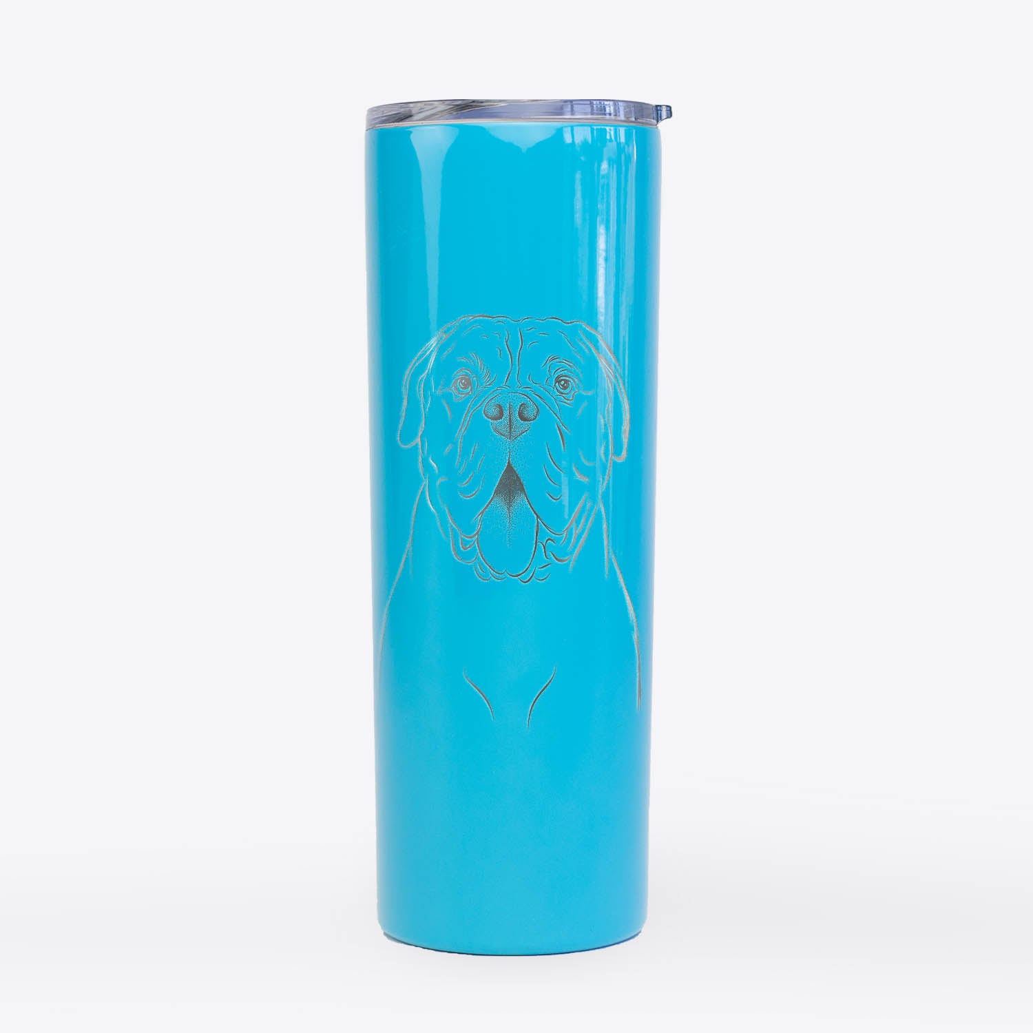 Chief the Boxer Bulldog Mix - 20oz Skinny Tumbler