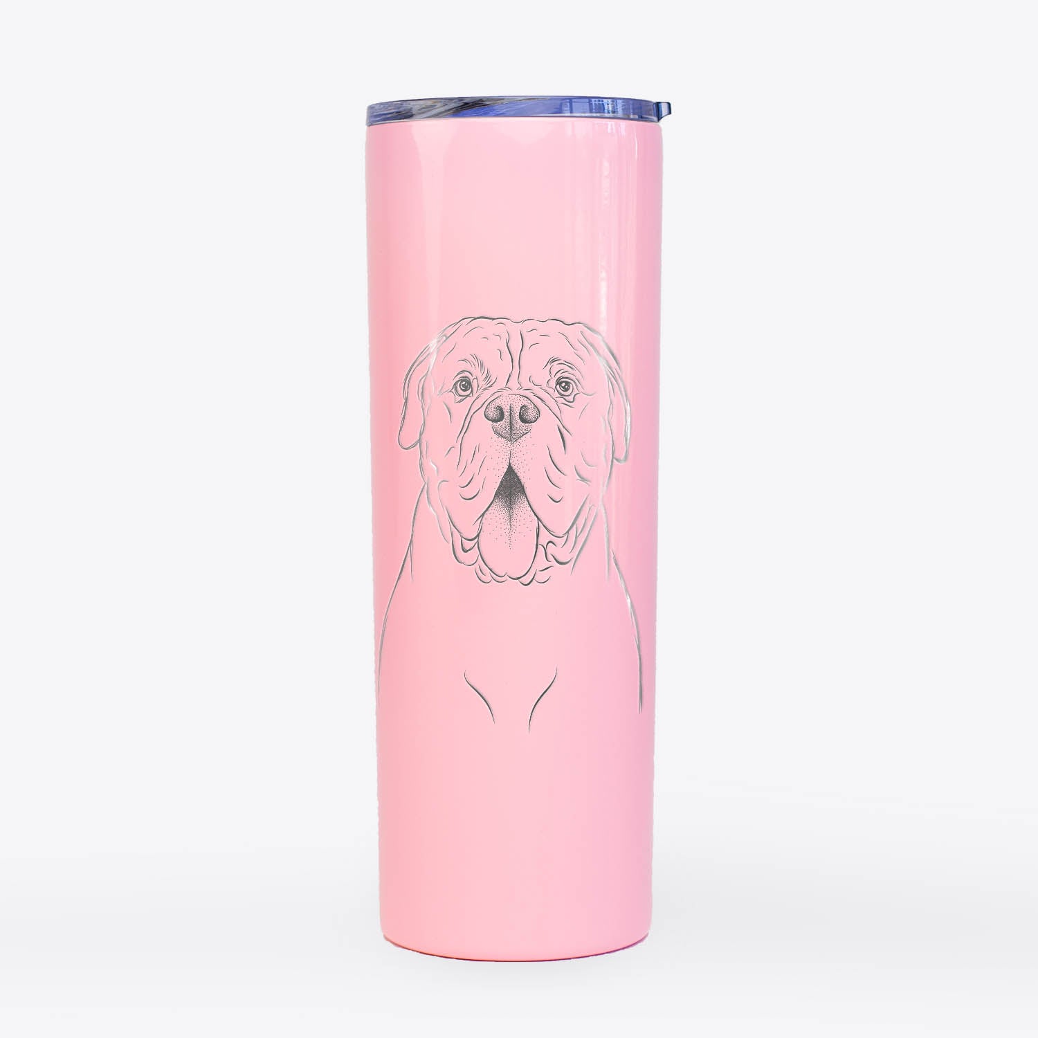 Chief the Boxer Bulldog Mix - 20oz Skinny Tumbler