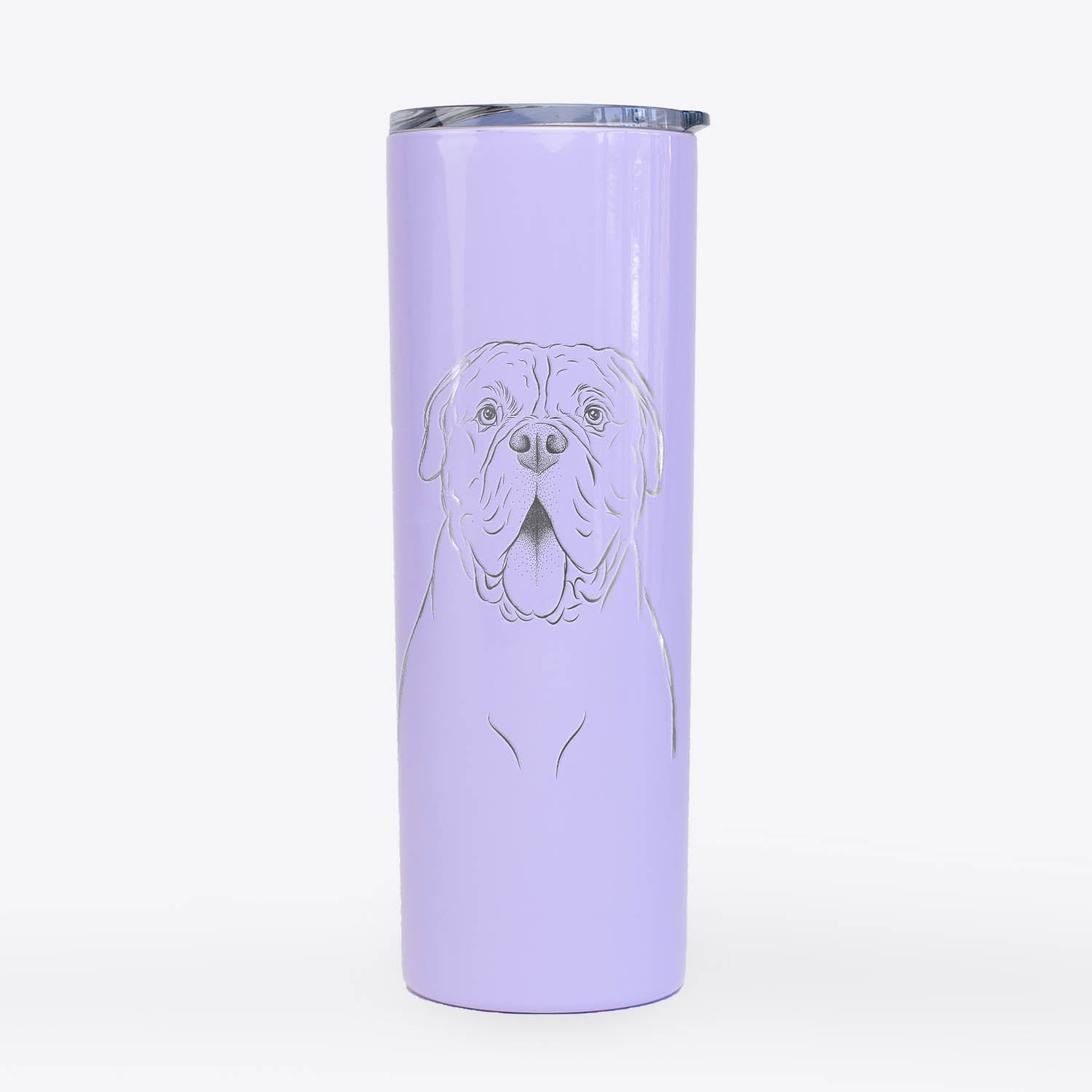 Chief the Boxer Bulldog Mix - 20oz Skinny Tumbler