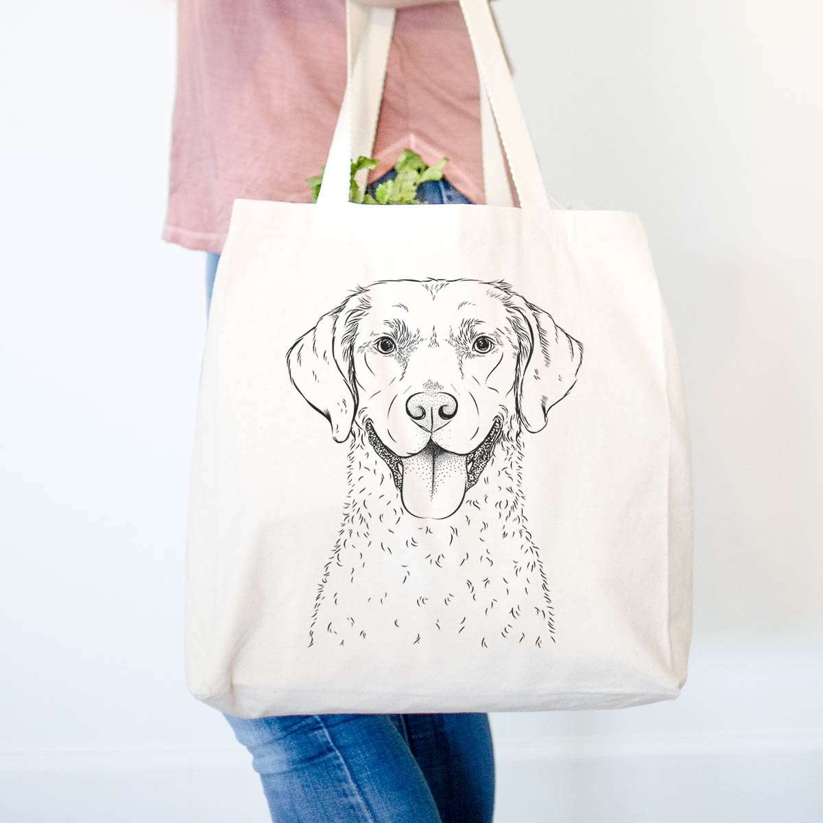 Chip the Chesapeake Bay Retriever - Tote Bag