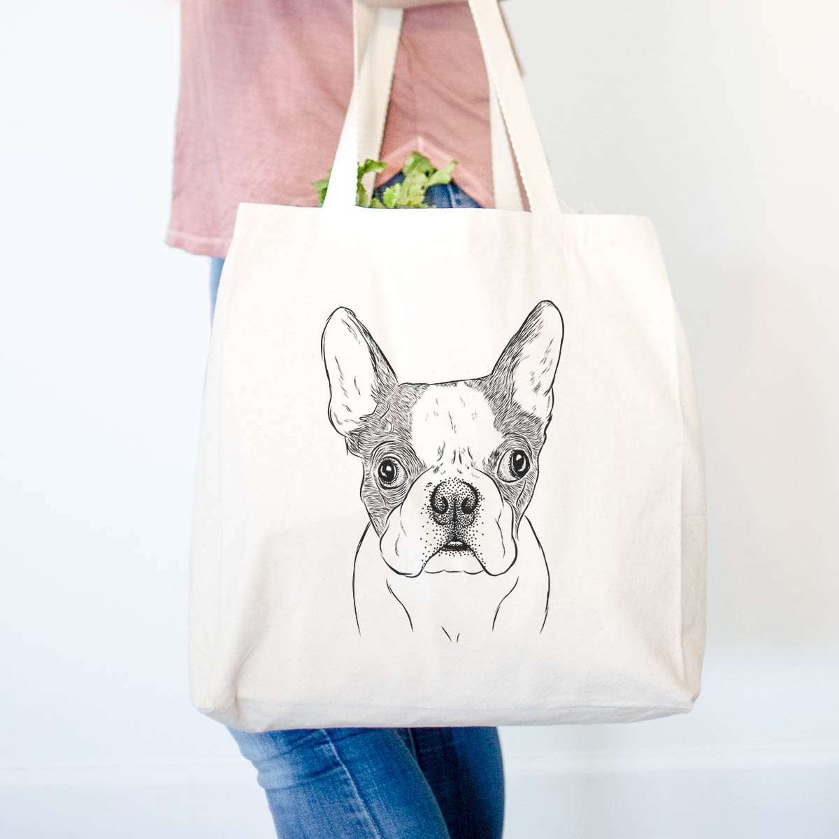 Chocolate Chip the Boston Terrier - Tote Bag