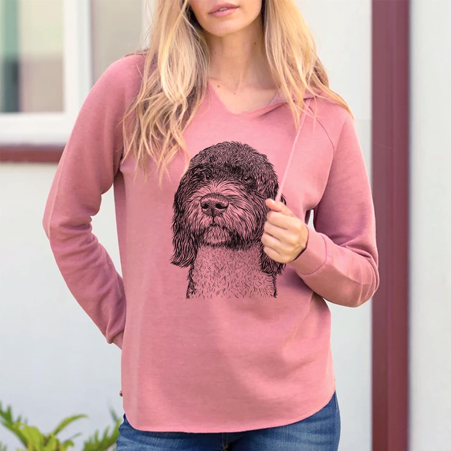 Chris the Portuguese Water Dog - Cali Wave Hooded Sweatshirt