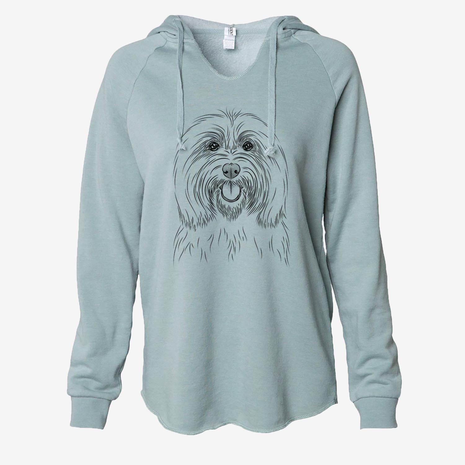 Claude the Coton de Tulear - Cali Wave Hooded Sweatshirt