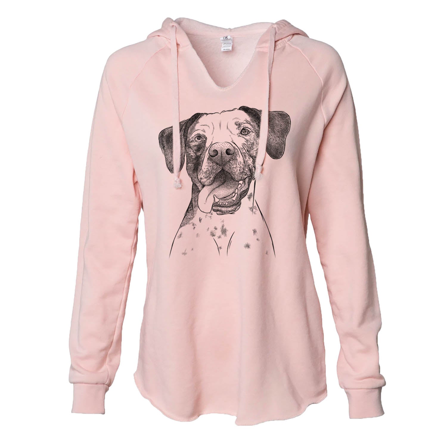 Cola the Catahoula - Cali Wave Hooded Sweatshirt