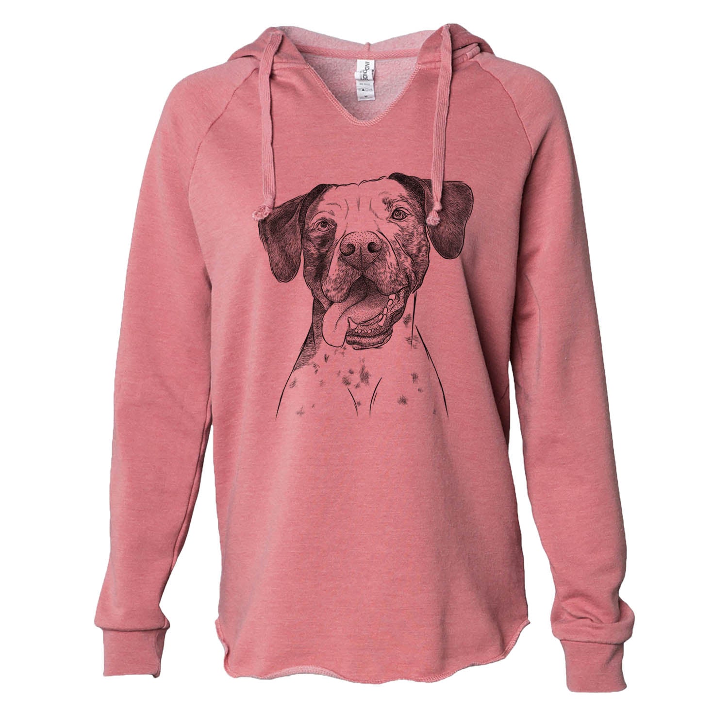 Cola the Catahoula - Cali Wave Hooded Sweatshirt