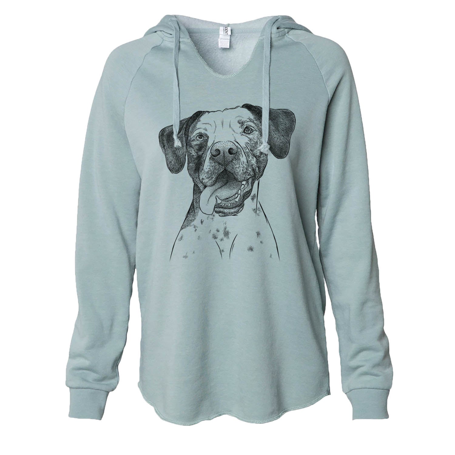 Cola the Catahoula - Cali Wave Hooded Sweatshirt