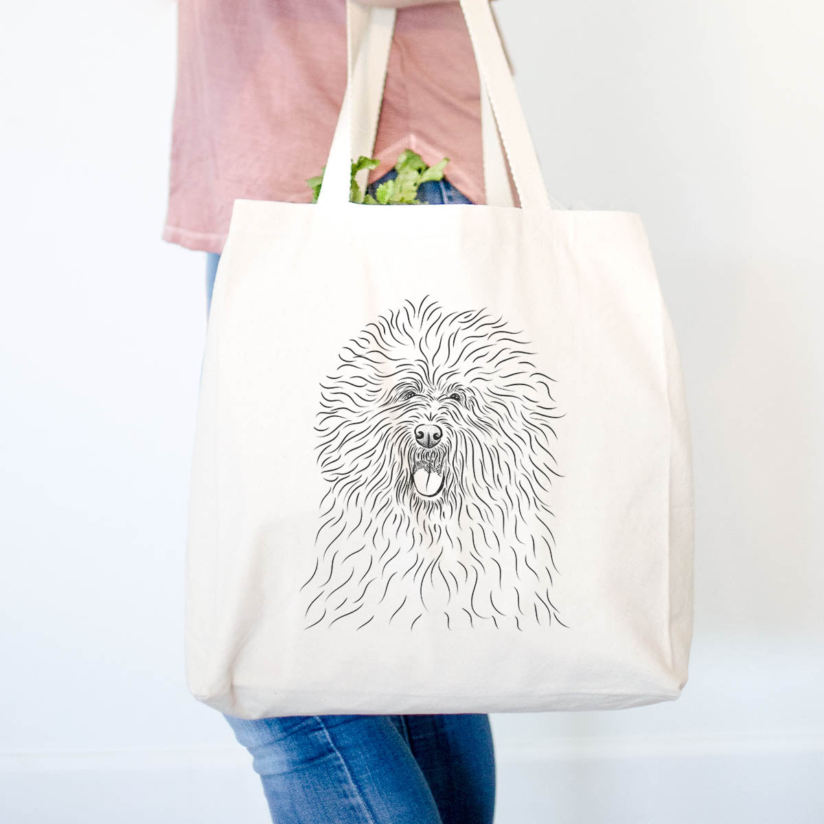 Cozie the Old English Sheepdog - Tote Bag