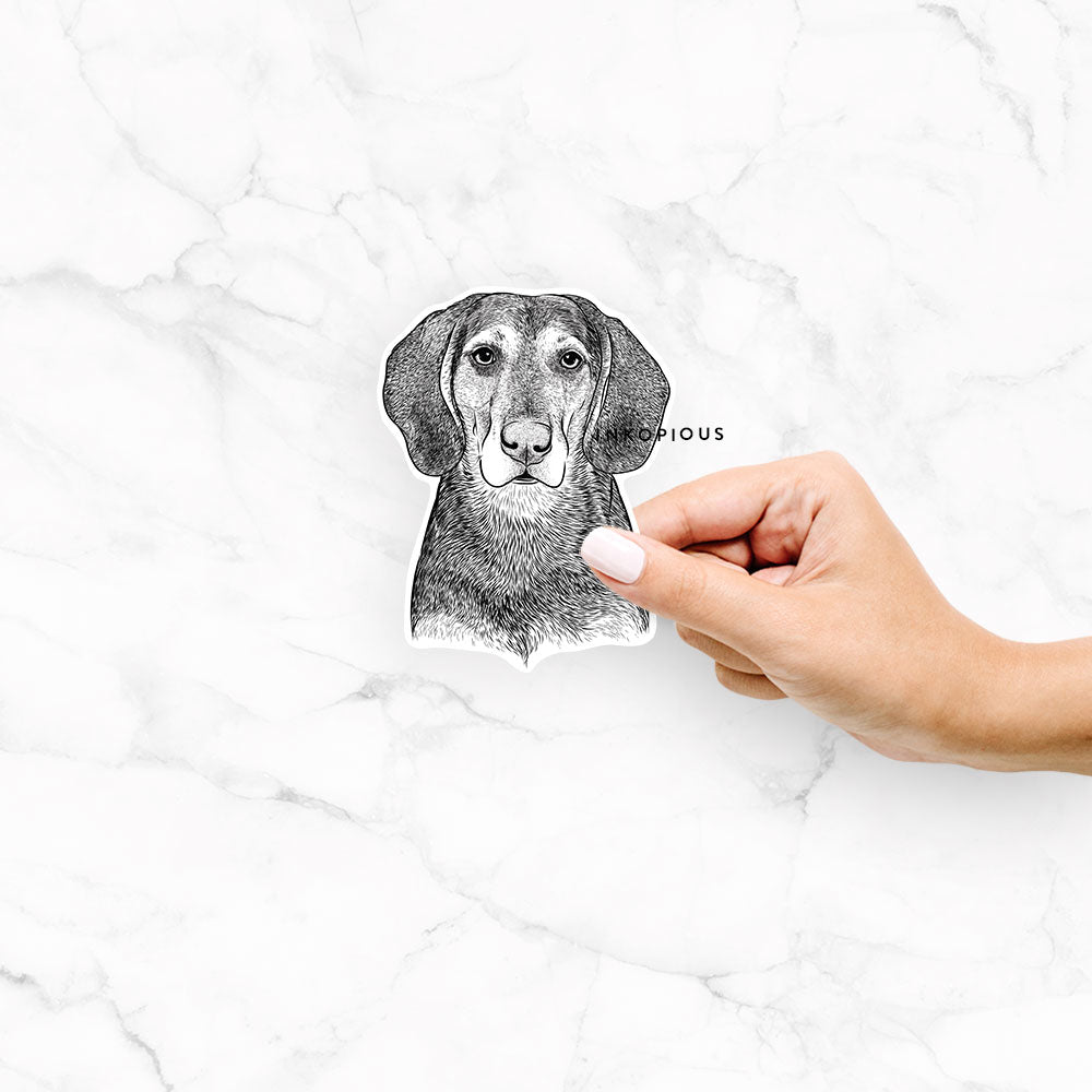 Daisy the Hound Mix - Decal Sticker
