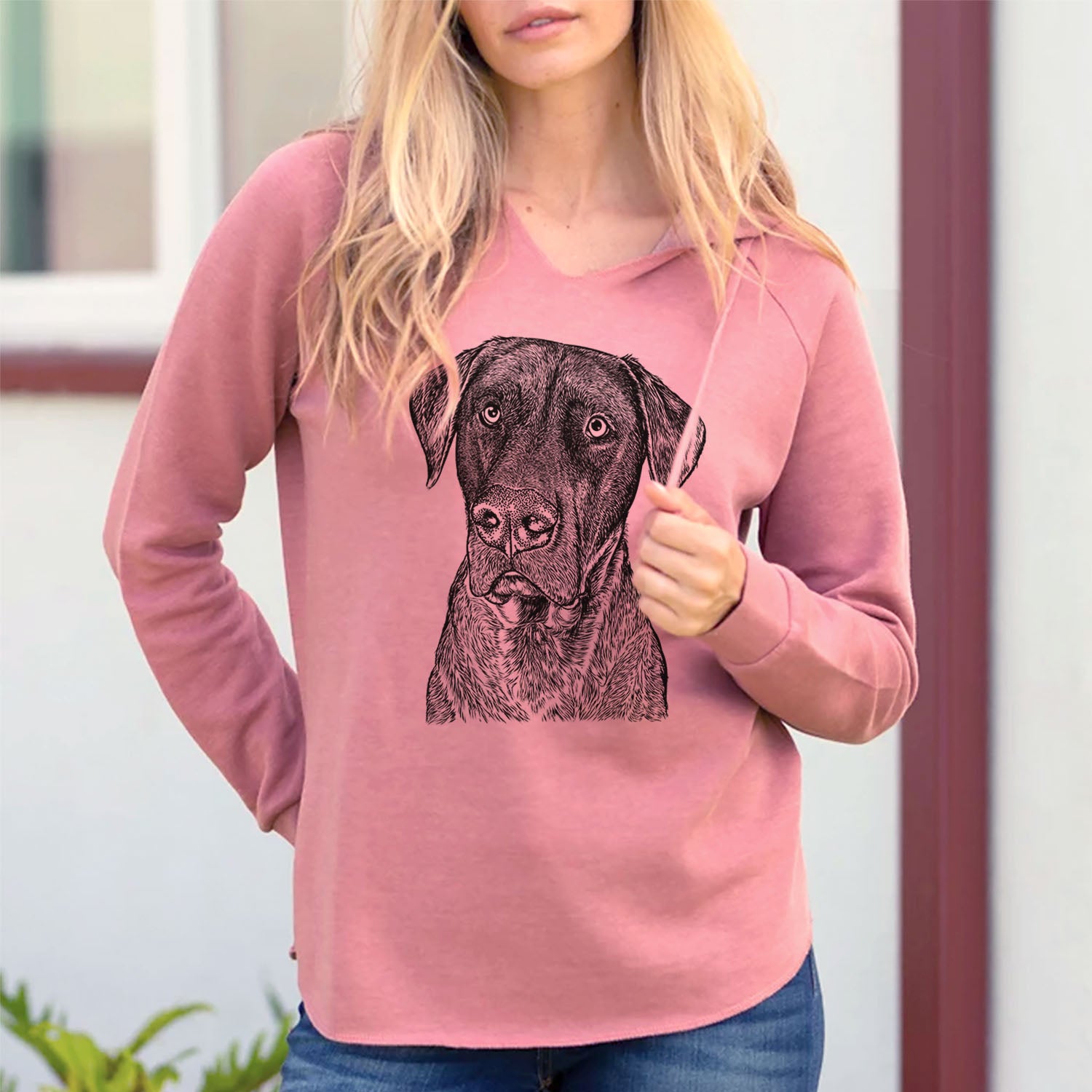 David the Boxador - Cali Wave Hooded Sweatshirt