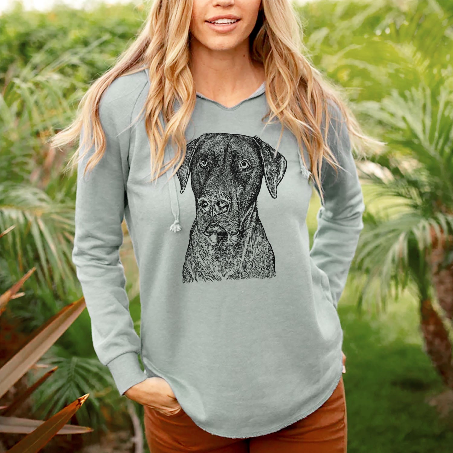 David the Boxador - Cali Wave Hooded Sweatshirt