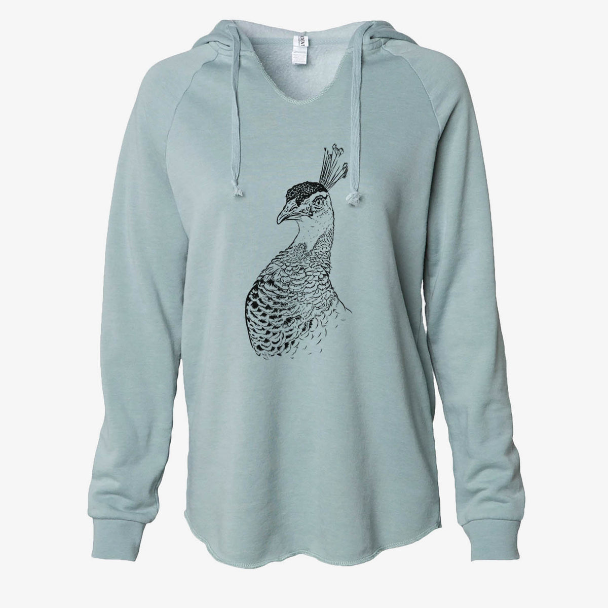 Dee the Peahen - Cali Wave Hooded Sweatshirt