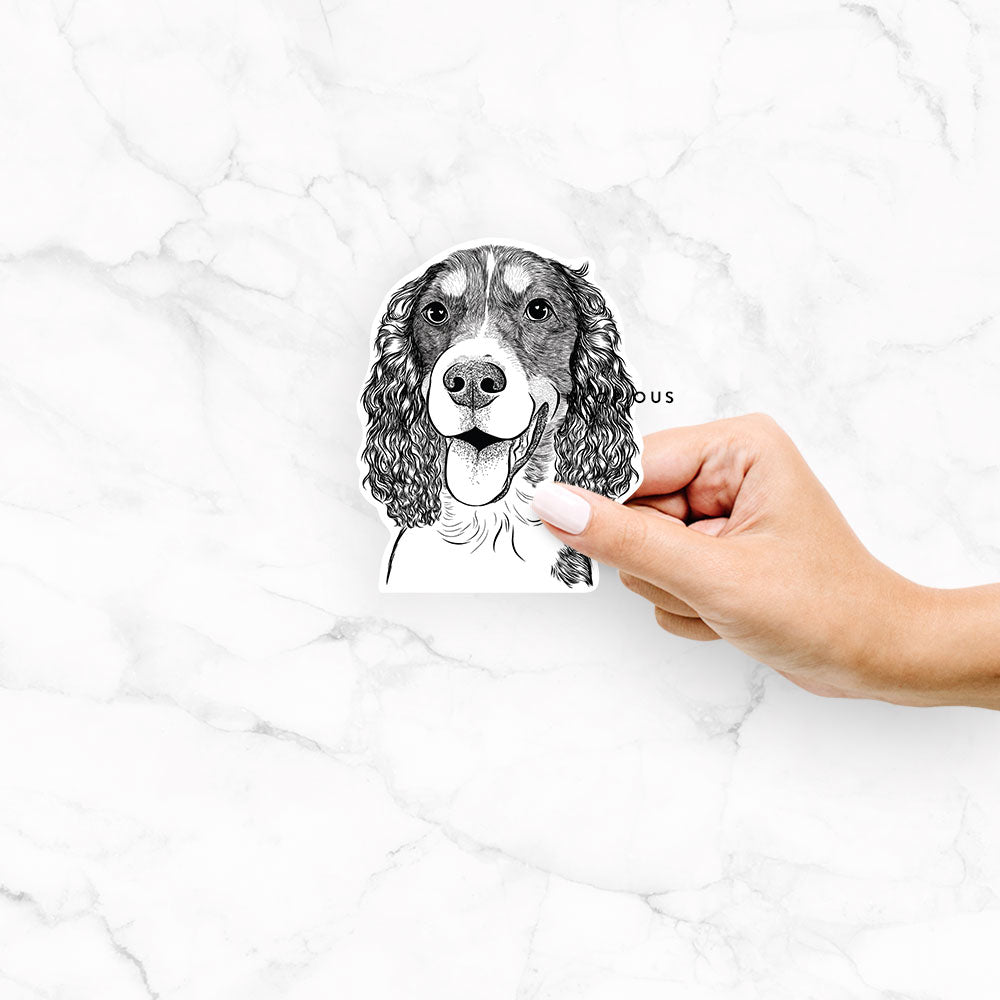 Delilah the English Springer Spaniel - Decal Sticker