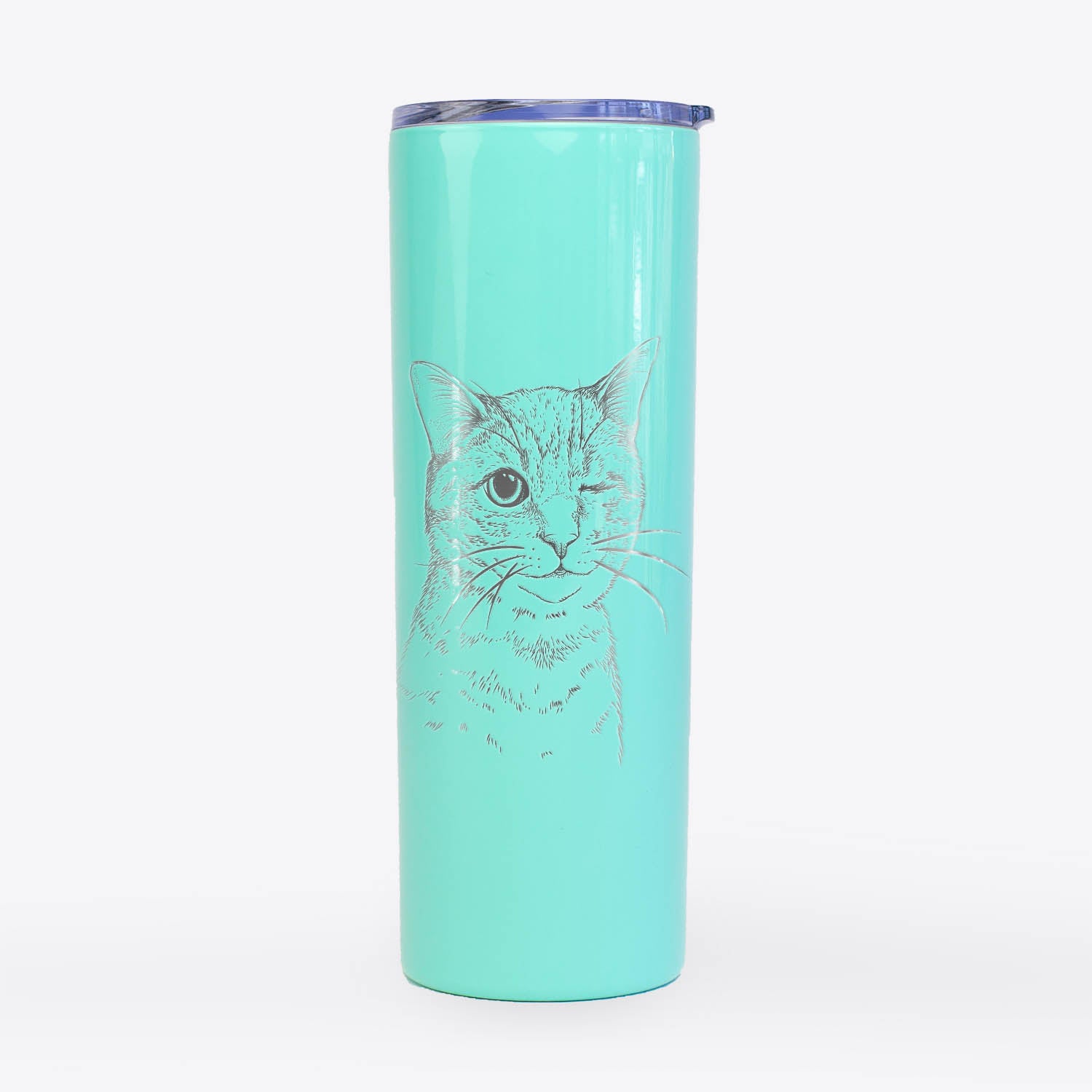 Dexter the Domestic Shorthair Cat - 20oz Skinny Tumbler