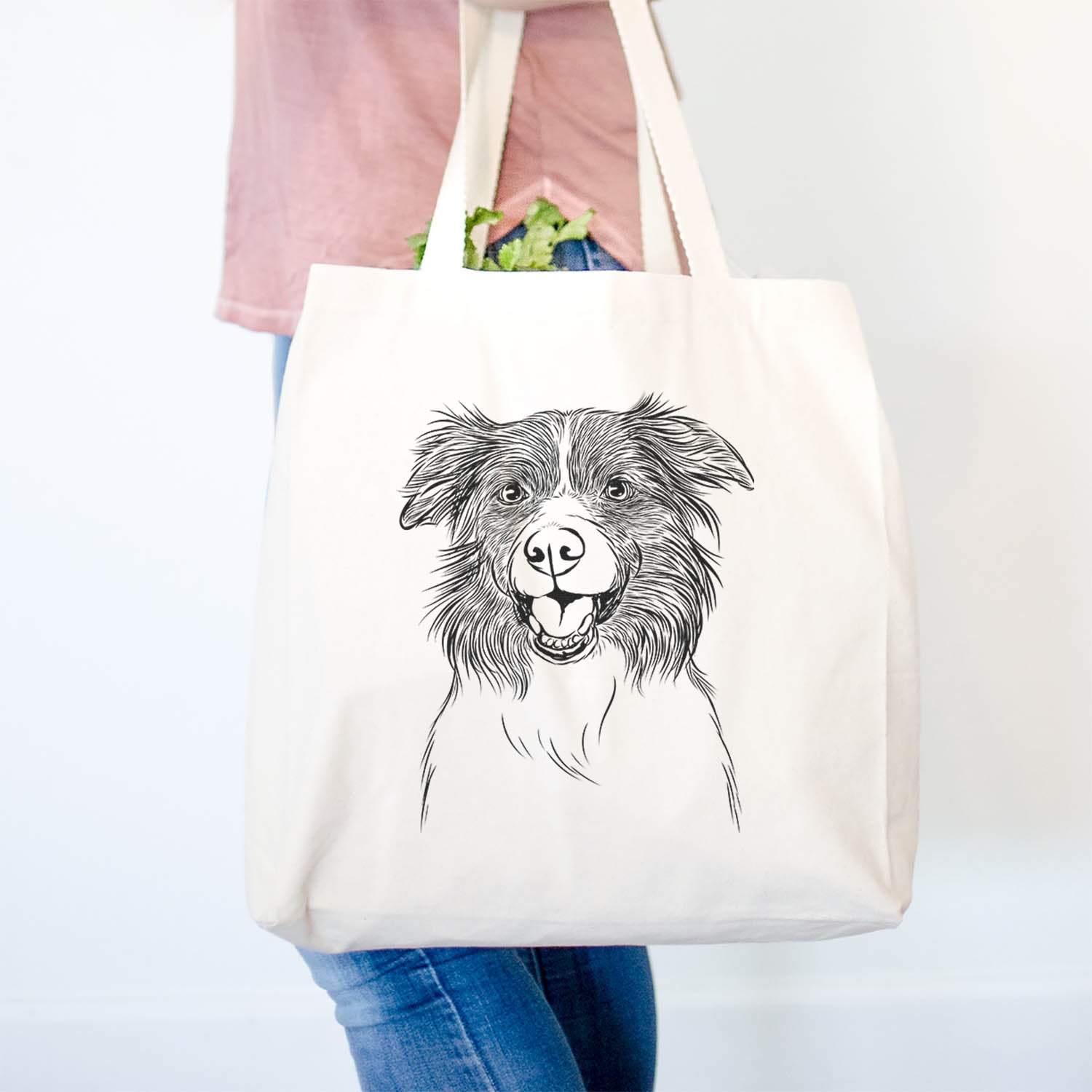 Dizzy the Border Collie - Tote Bag