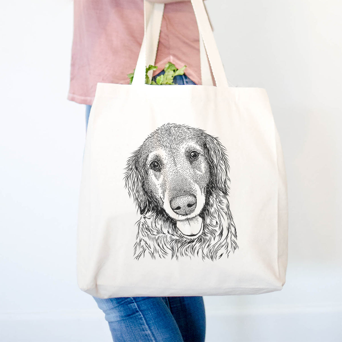 Duncan the Golden Retriever - Tote Bag