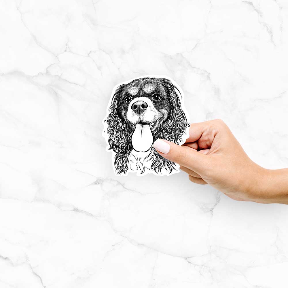 Elizabeth the Cavalier King Charles Spaniel - Decal Sticker