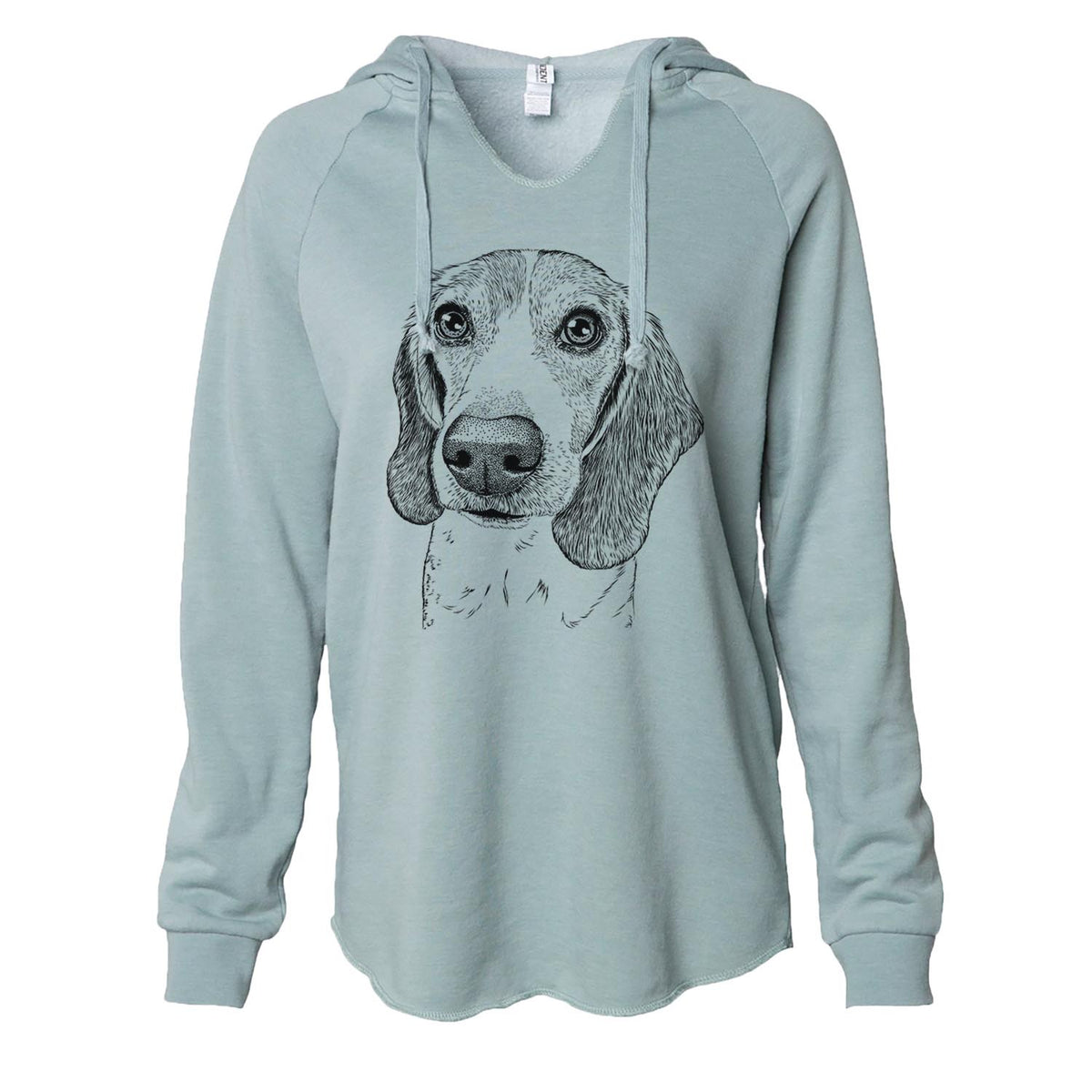 Elvis the Beagle - Cali Wave Hooded Sweatshirt