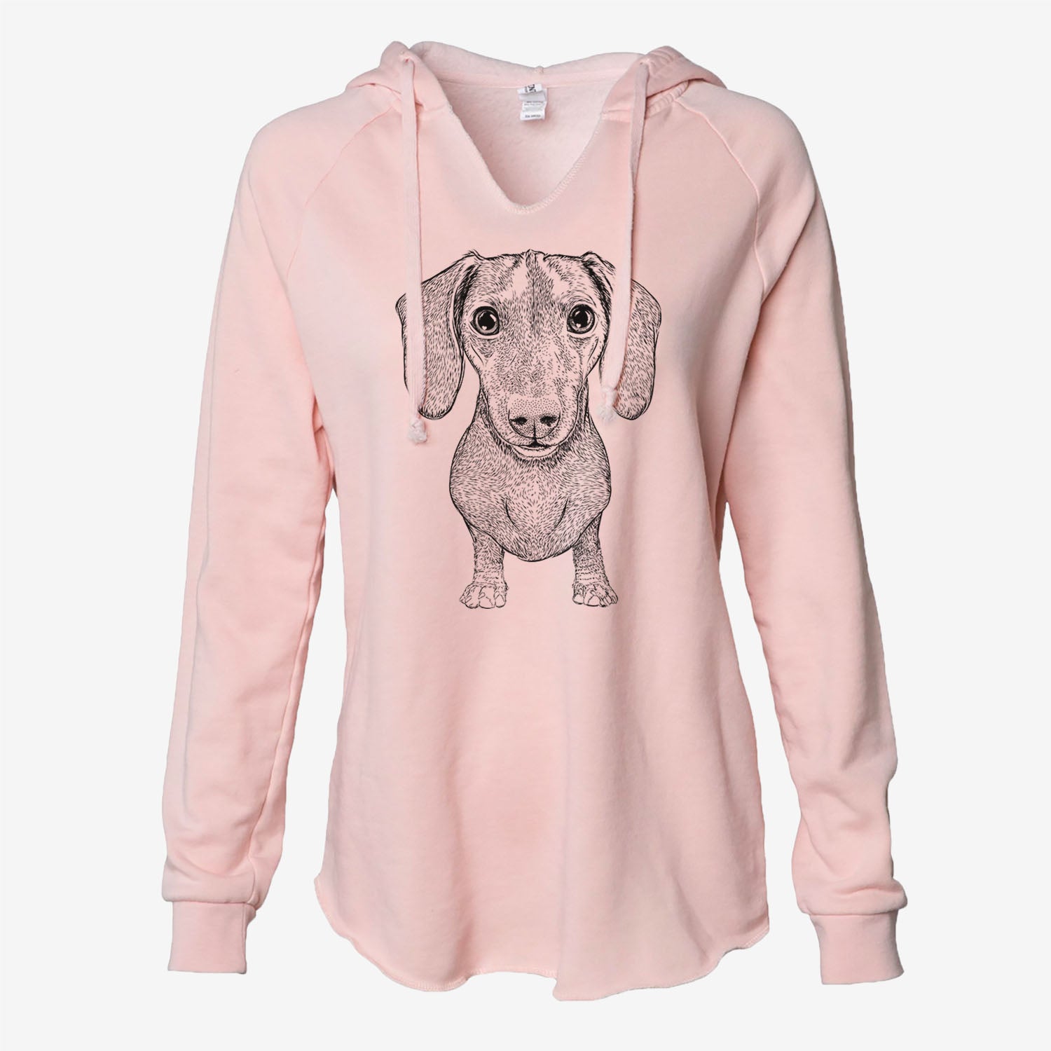 Ernie the Mini Dachshund - Cali Wave Hooded Sweatshirt