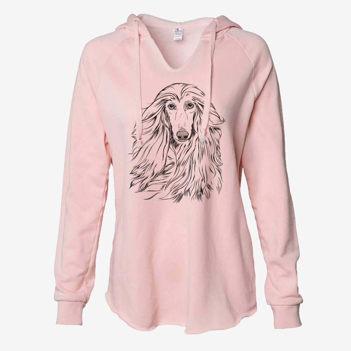 Fabio the Afghan Hound - Cali Wave Hooded Sweatshirt