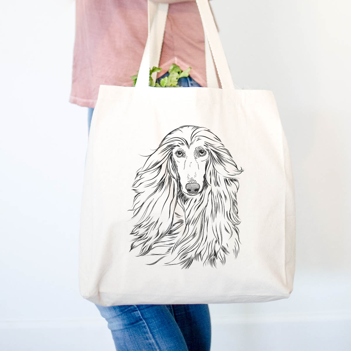 Fabio the Afghan Hound - Tote Bag